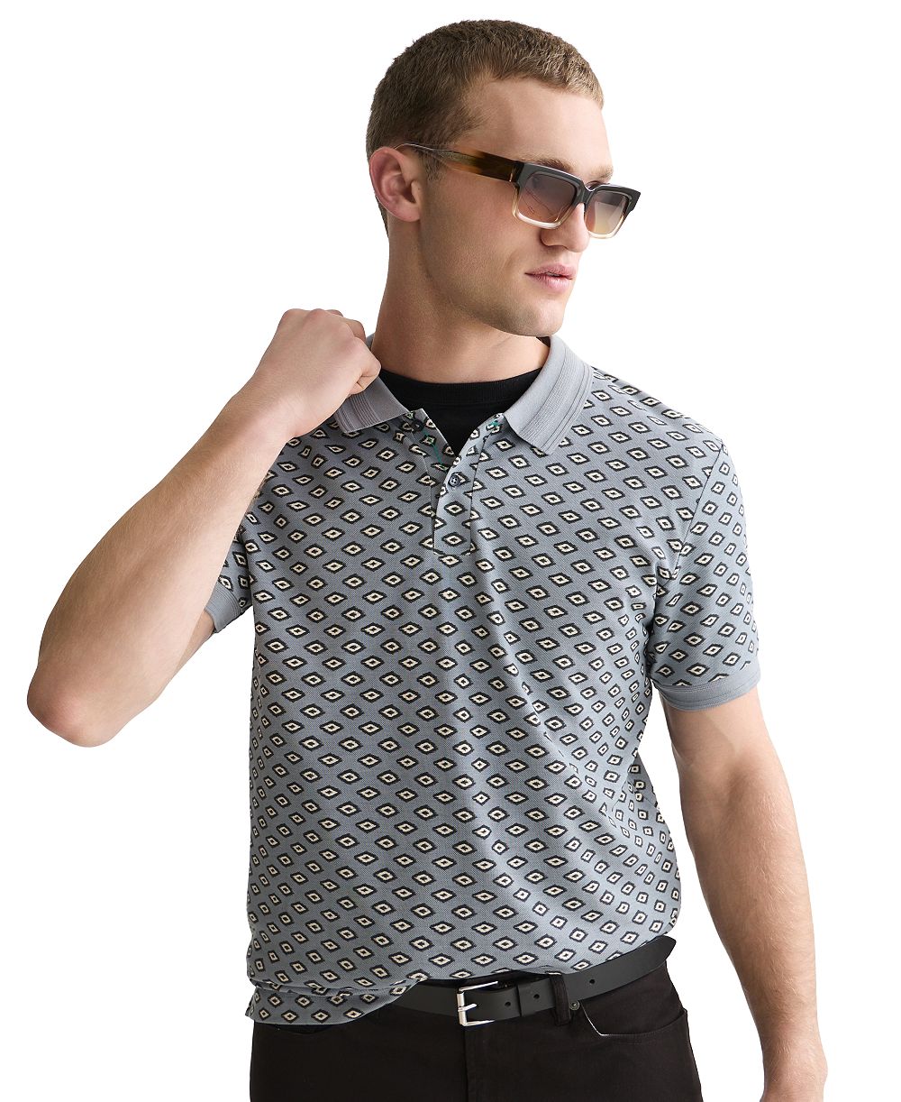 Поло SCOTCH & SODA Men's Geo Print Short-Sleeve
