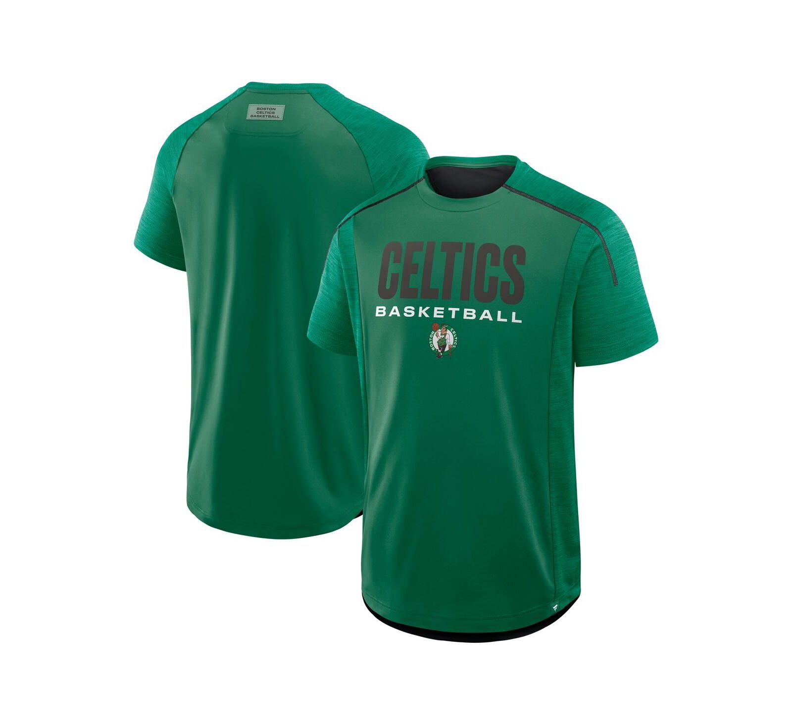 Fanatics Мужская футболка Boston Celtics Inbound Pass Play Practice Kelly Green