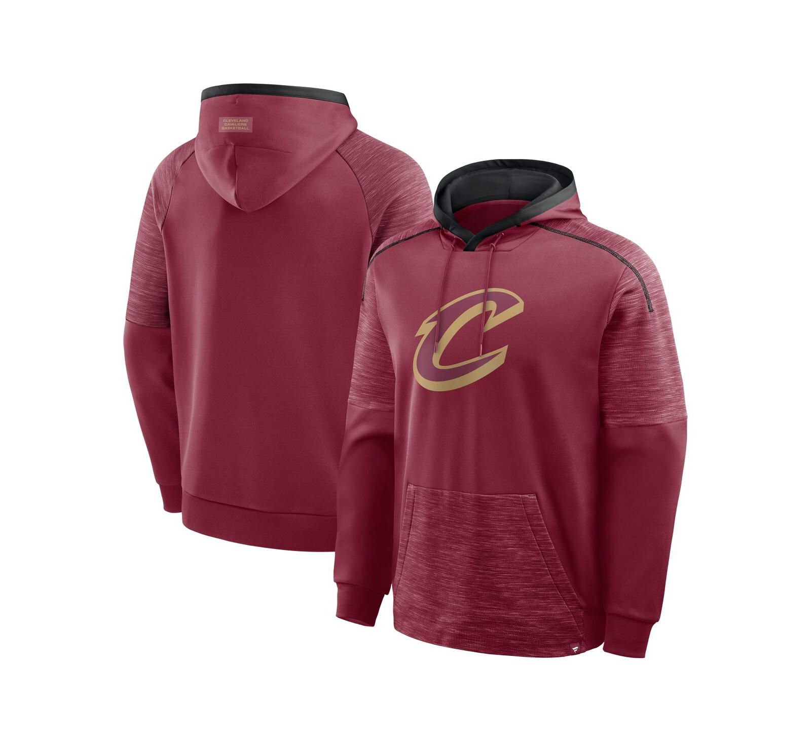 Fanatics Мужское худи-пуловер Cleveland Cavaliers в винном цвете