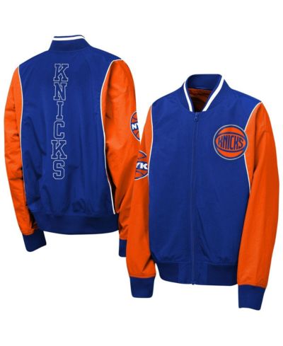 Ветровка Outerstuff для мальчиков и девочек New York Knicks Blue/Orange