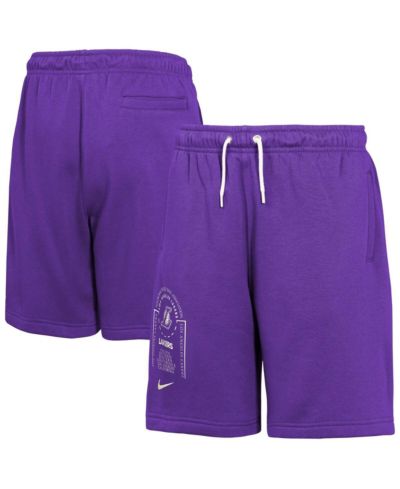 Детские шорты Nike Los Angeles Lakers Courtside Club Fleece, фиолетовые