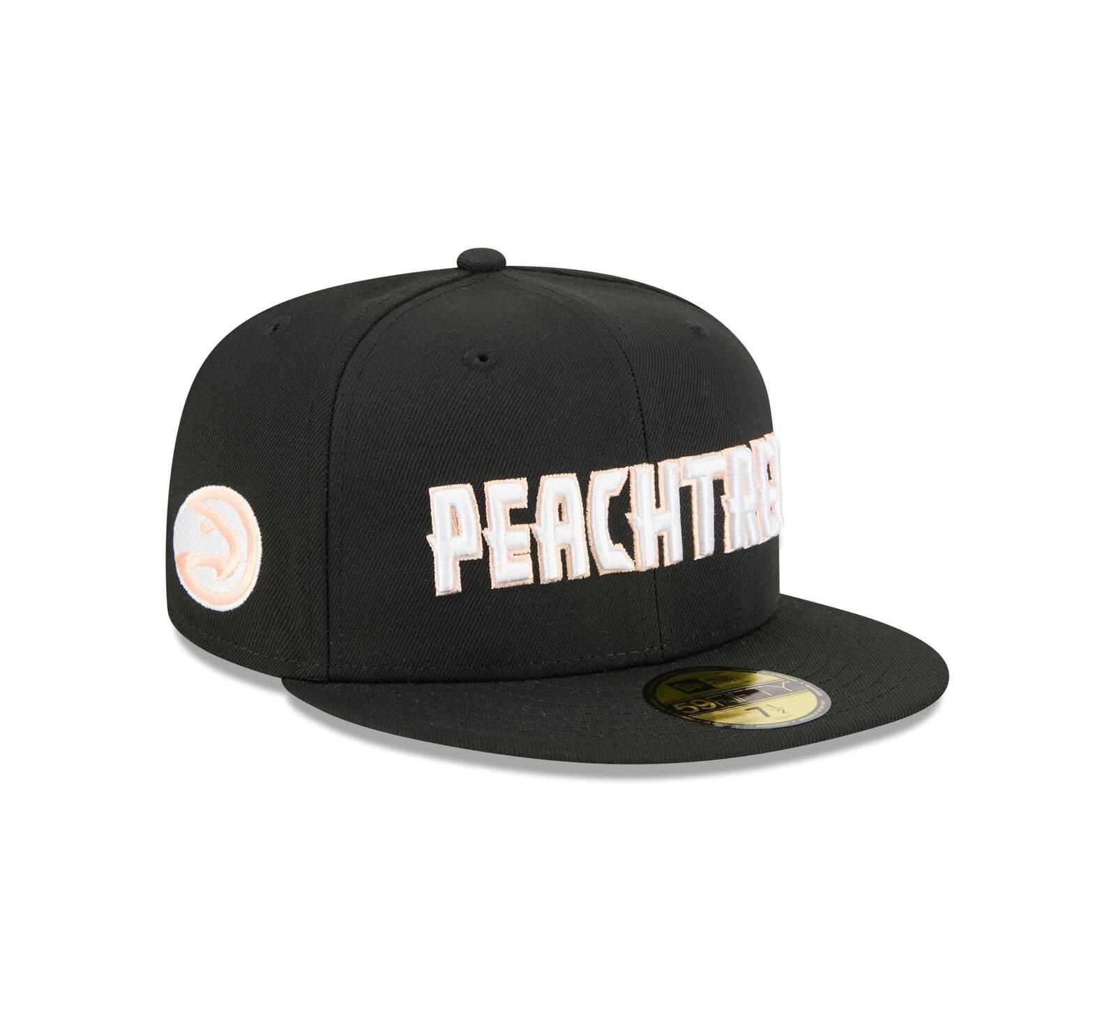 Мужская кепка New Era Atlanta Hawks 2025/26 City Edition 59FIFTY Fitted Black