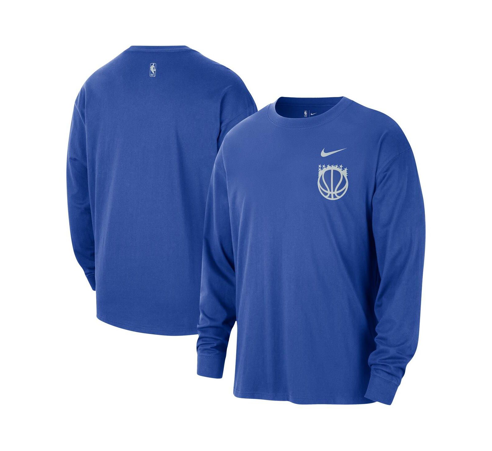 Nike Men's Blue Orlando Magic 2025/26 City Edition Remix Essential Logo Long Sleeve T-Shirt