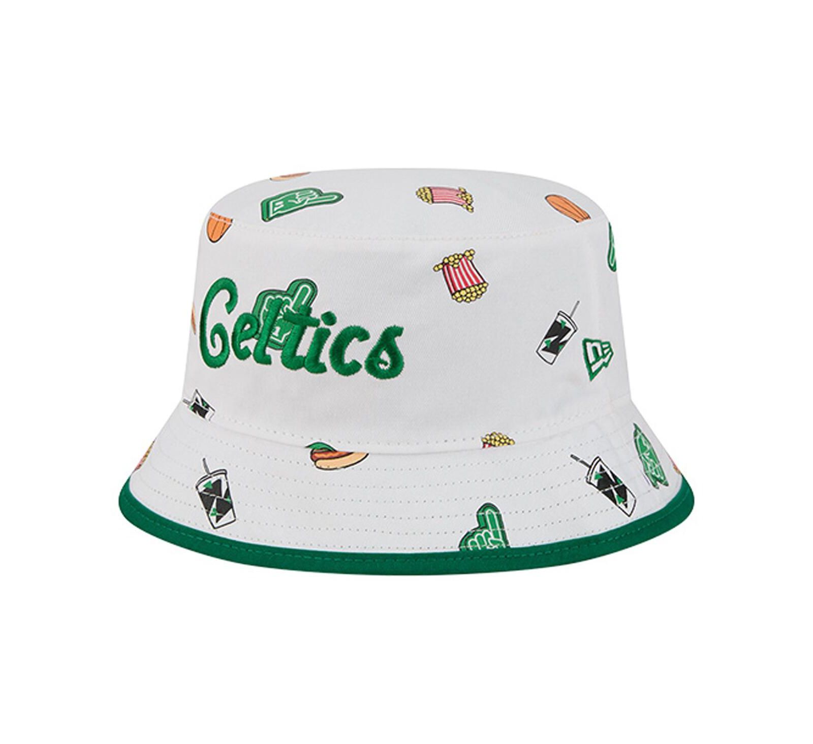 New Era Мужская двусторонняя панама Boston Celtics White