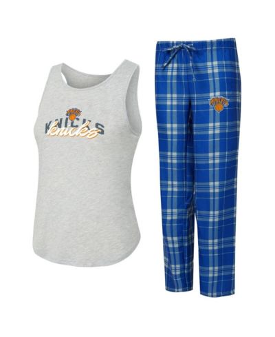 Комплект из майки и брюк Concepts Sport Women's Blue New York Knicks Regulate