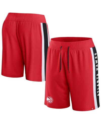 Fanatics Мужские сетчатые шорты Atlanta Hawks Referee, красные