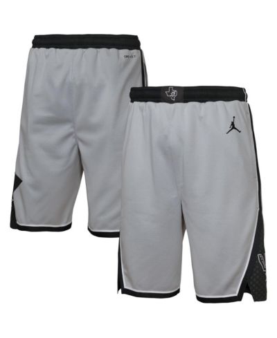 Шорты Jordan Big Boys and Girls Silver San Antonio Spurs Authentic Statement Edition Swingman