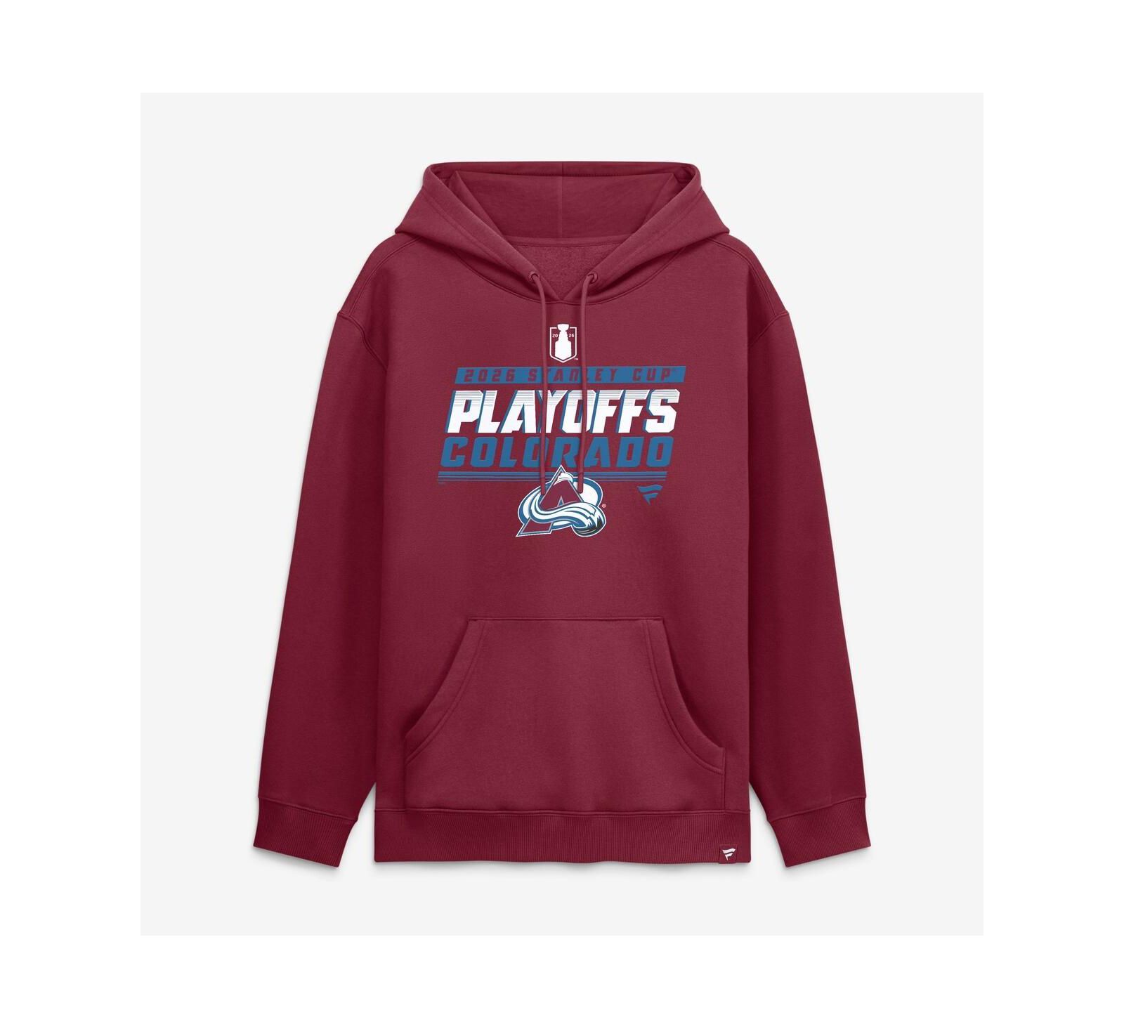Fanatics Men's Burgundy Colorado Avalanche 2026 Stanley Cup Playoffs Hoodie