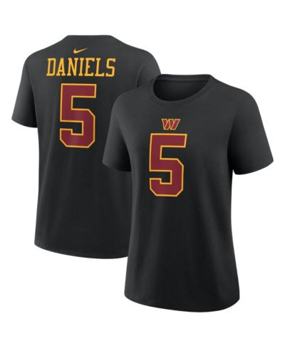 Футболка Nike Women's Jayden Daniels Black Washington Commanders