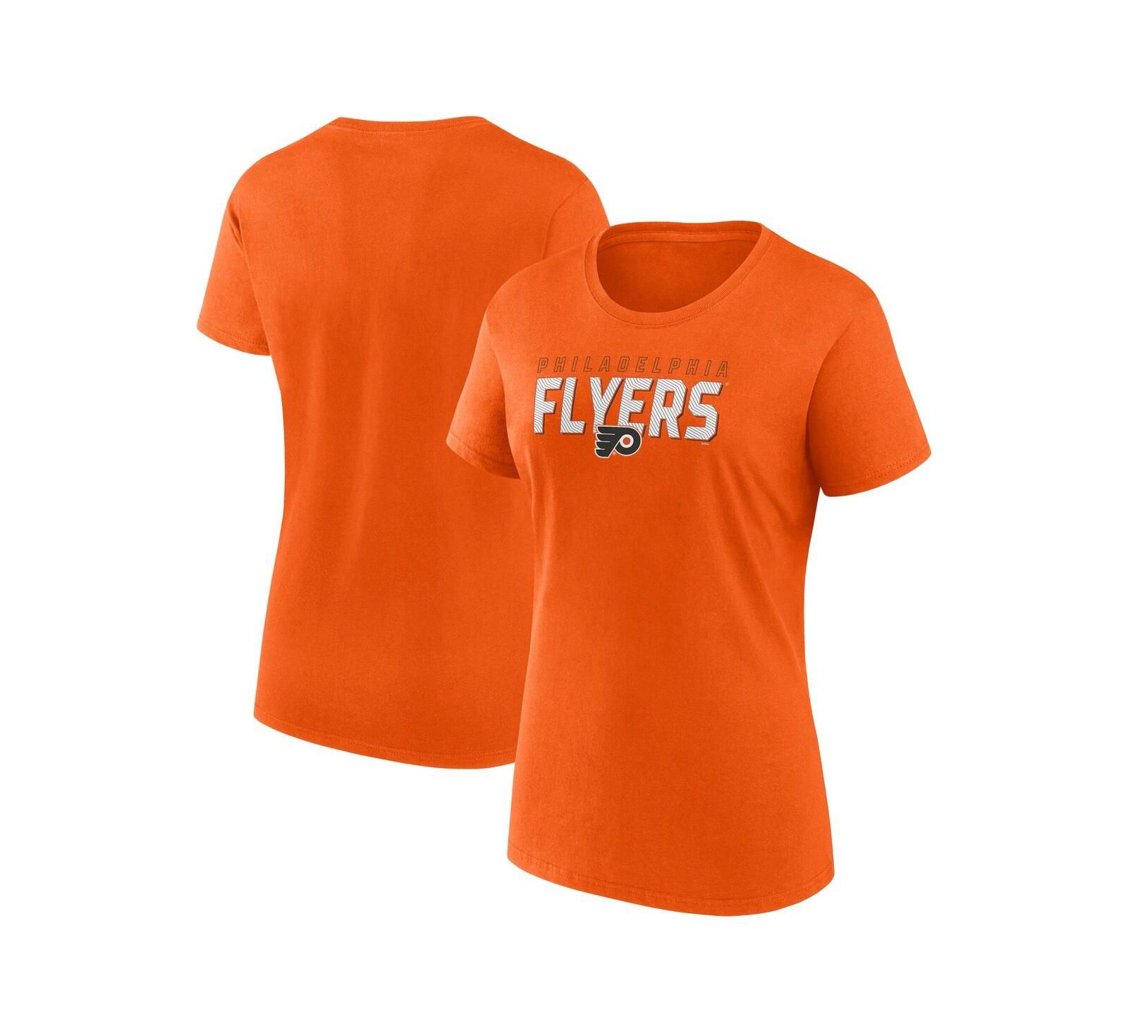 Logo Athletic Women's Orange Philadelphia Flyers Launch Scoop Neck T-Shirt