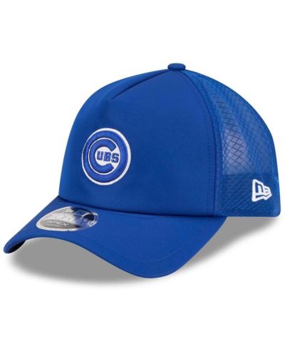 Мужская регулируемая кепка New Era Royal Chicago Cubs 2026 Batting Practice Alternate Apex 9FORTY