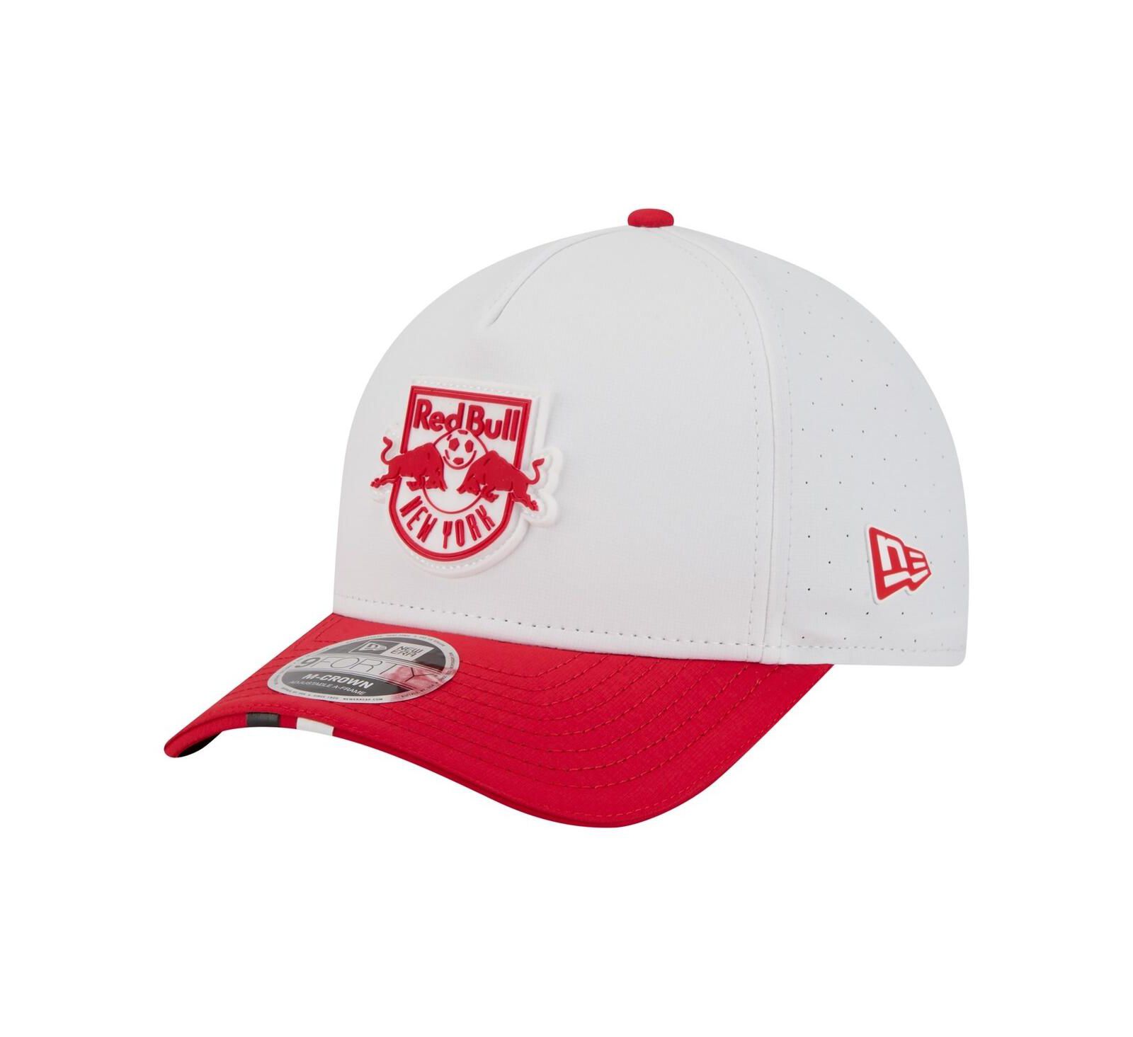 New Era Men's White New York Red Bulls 2026 MLS Kick Off 9FORTY M-Crown A-Frame Adjustable Hat