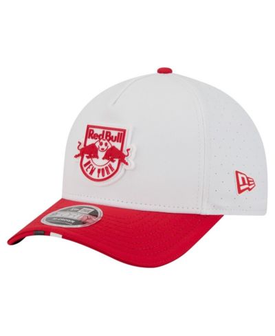 New Era Men's White New York Red Bulls 2026 MLS Kick Off 9FORTY M-Crown A-Frame Adjustable Hat