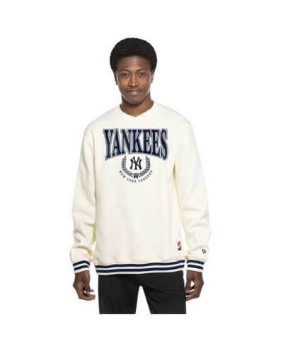 Мужской свитшот New Era White New York Yankees Throwback