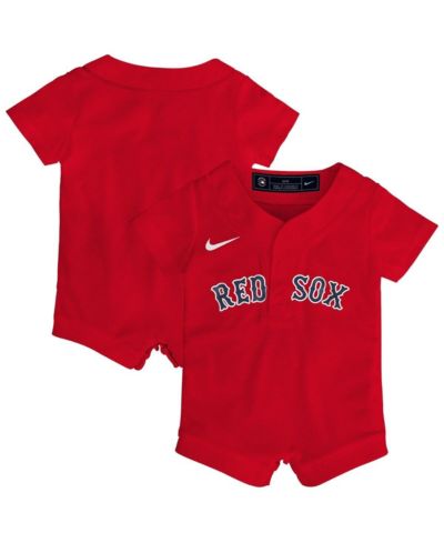Nike Baby Boys and Girls Red Boston Red Sox Alternate Replica Romper Jersey