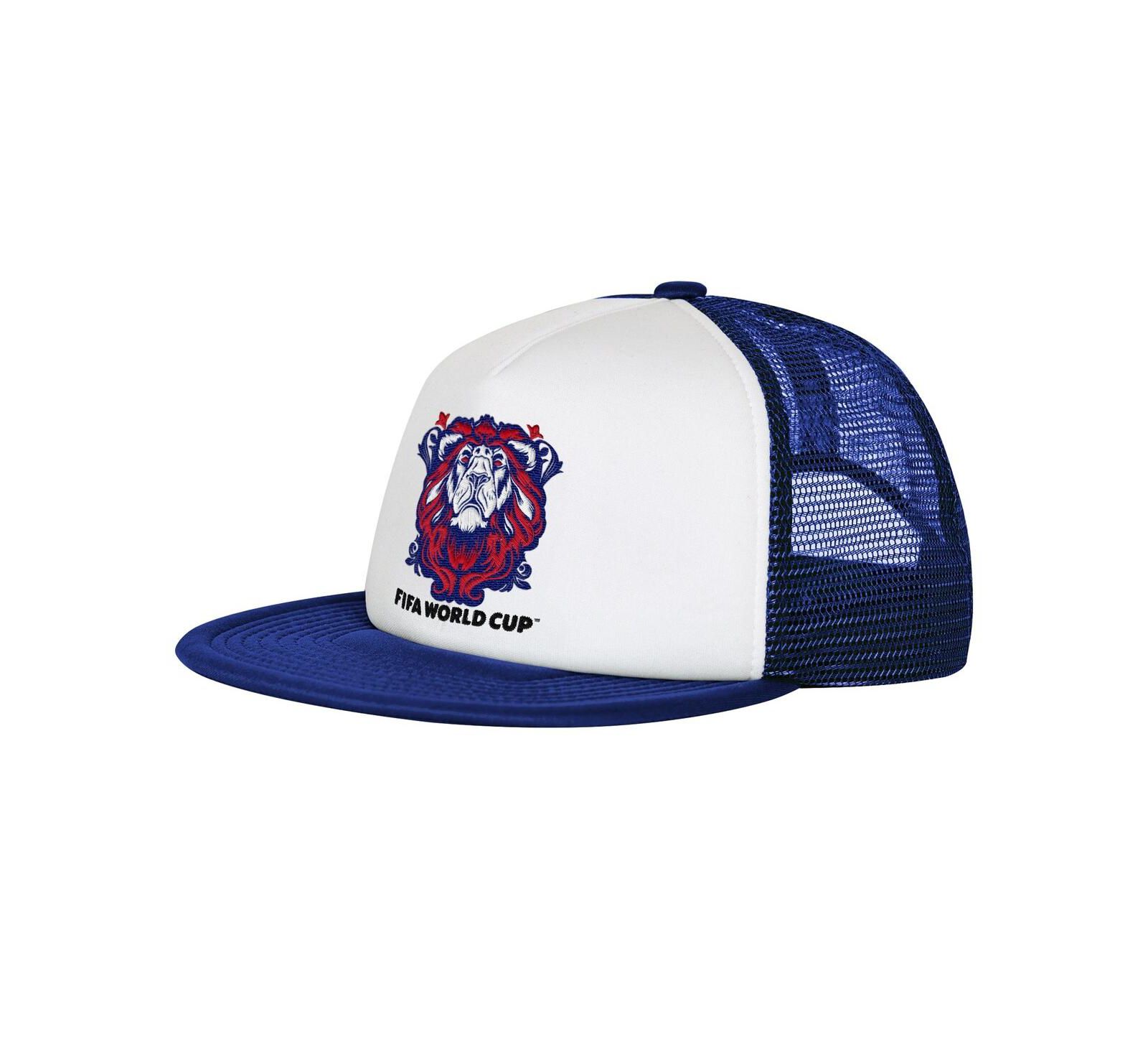 Outerstuff Men's White/Royal England National Team Defender Adjustable Trucker Hat