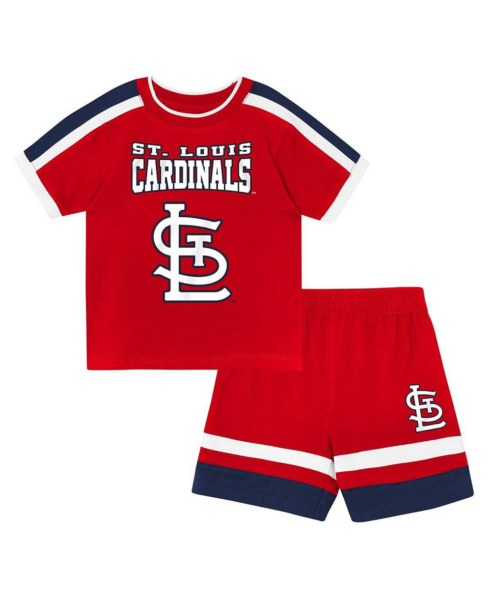 Детский комплект Outerstuff St. Louis Cardinals: футболка и шорты, красный, 2 части