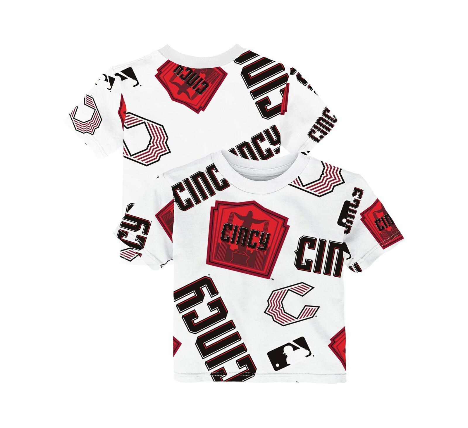 Футболка Outerstuff Baby Boys and Girls White Cincinnati Reds 2026 City Connect Game Day