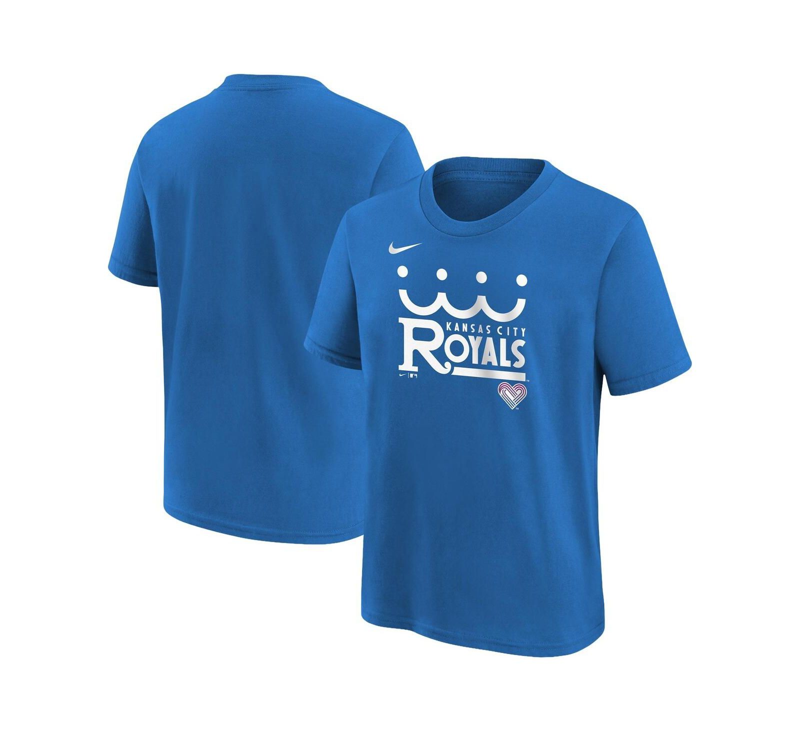 Nike Футболка для мальчиков и девочек Kansas City Royals 2026 City Connect Wordmark