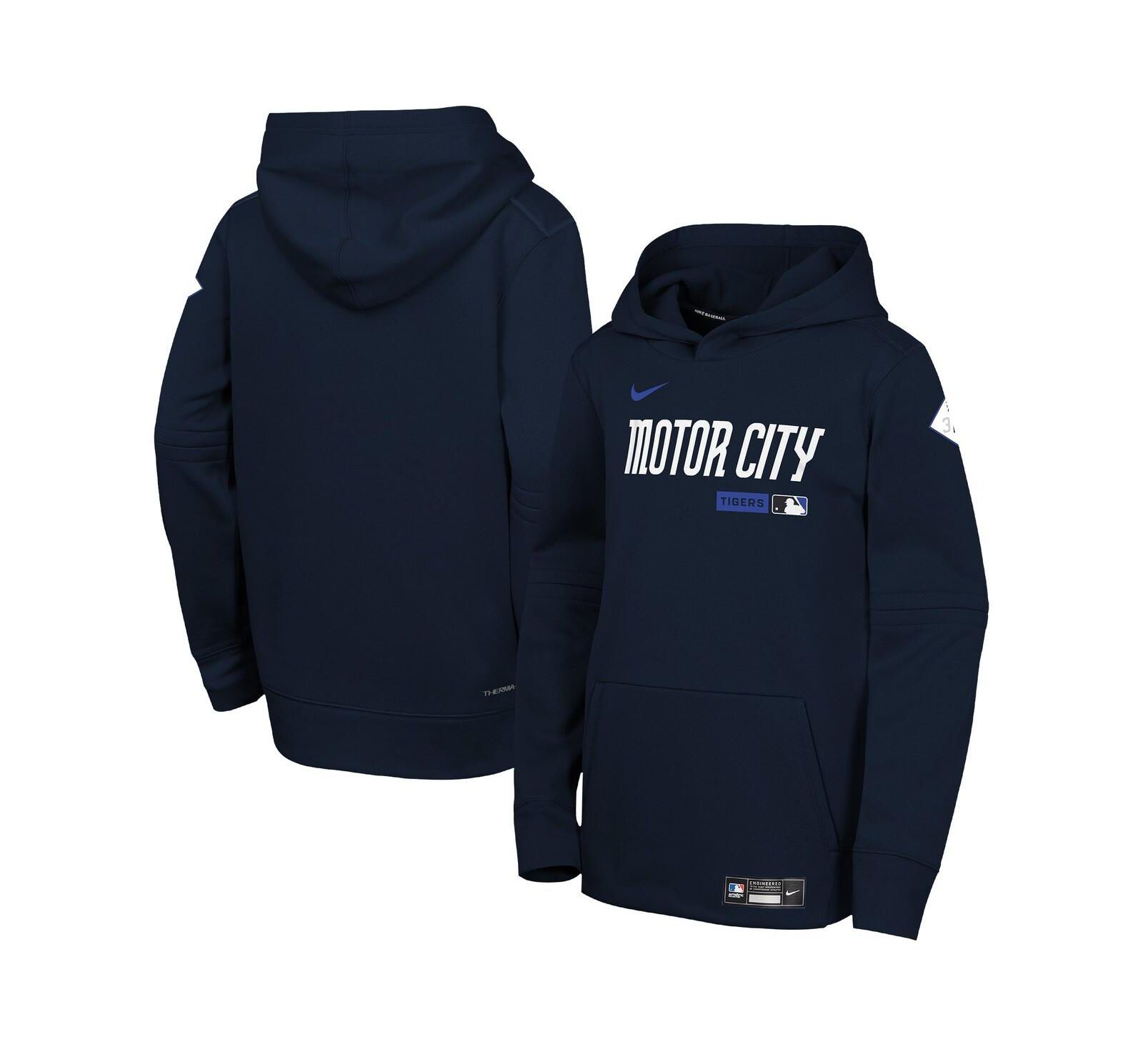 Nike Детская толстовка Detroit Tigers Authentic Collection City Connect Therma-FIT