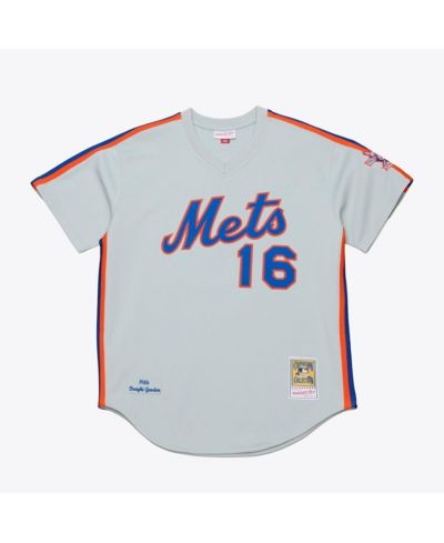Мужская джерси Mitchell & Ness Dwight Gooden White New York Mets 1986 Authentic
