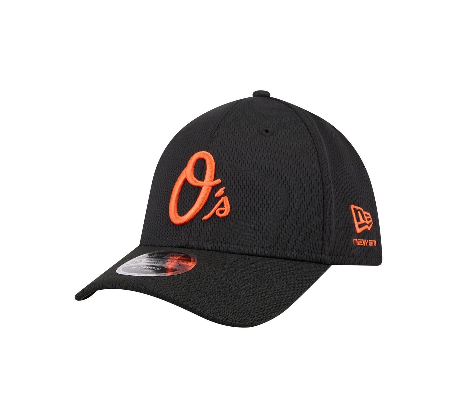 Мужская кепка New Era Black Baltimore Orioles Dash 39THIRTY Flex