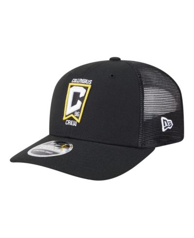 New Era Men's Black Columbus Crew Jersey Hook 9SEVENTY Adjustable Hat