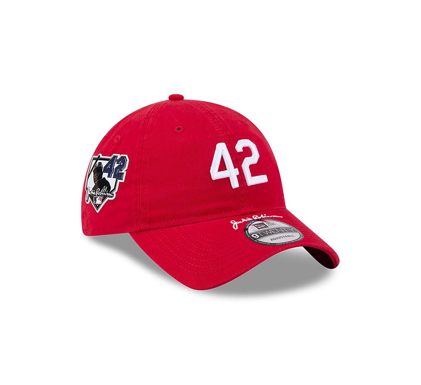 Регулируемая кепка New Era 9TWENTY для мальчиков и девочек, красная Philadelphia Phillies 2026 Jackie Robinson Day