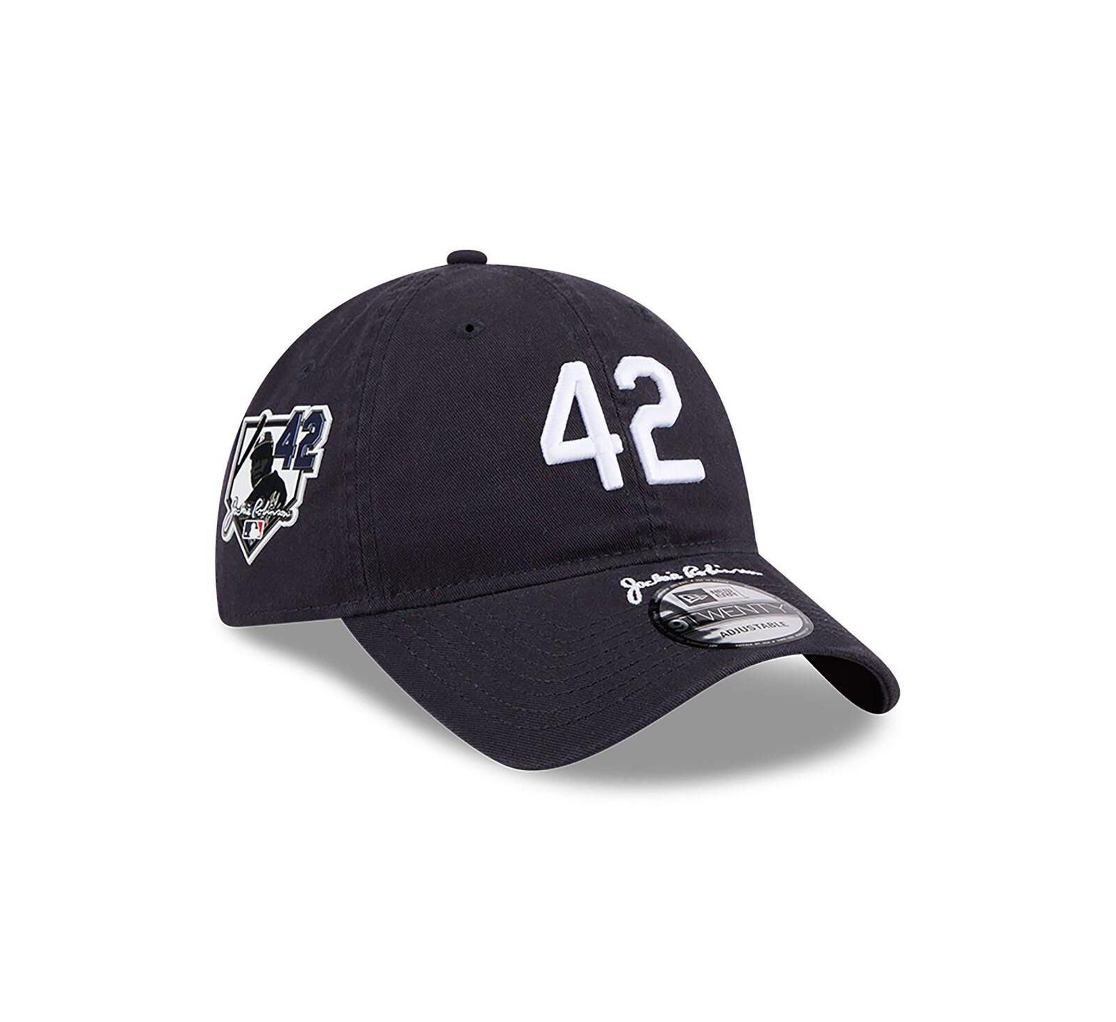 New Era детская регулируемая кепка 9TWENTY Atlanta Braves 2026 Jackie Robinson Day Navy