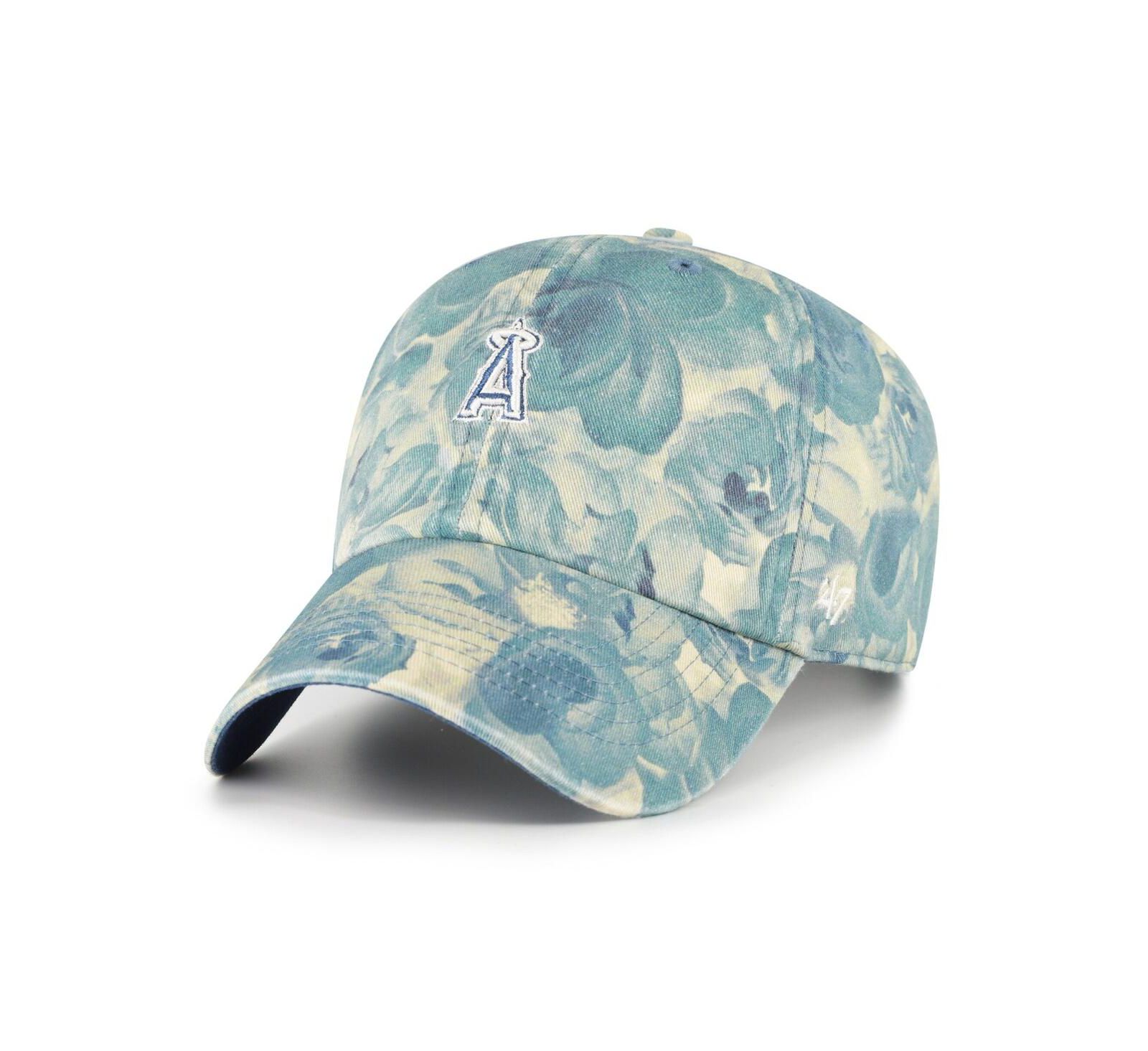 Женская регулируемая кепка '47 Brand Blue Los Angeles Angels Gardenia Clean Up