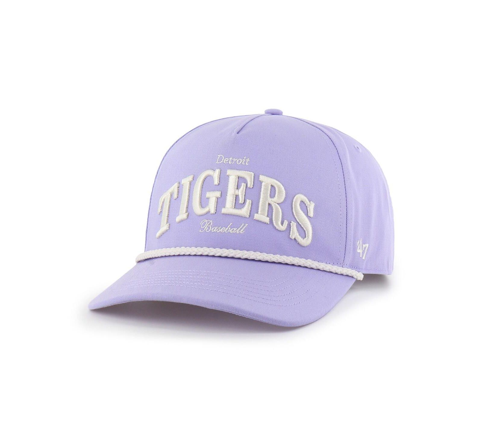 Женская регулируемая кепка '47 Brand Detroit Tigers Gelato Hitch Rope, фиолетовая