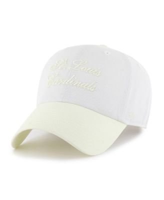 '47 Brand Women's White/Yellow St. Louis Cardinals Gelato Two-Tone Clean Up Adjustable Hat