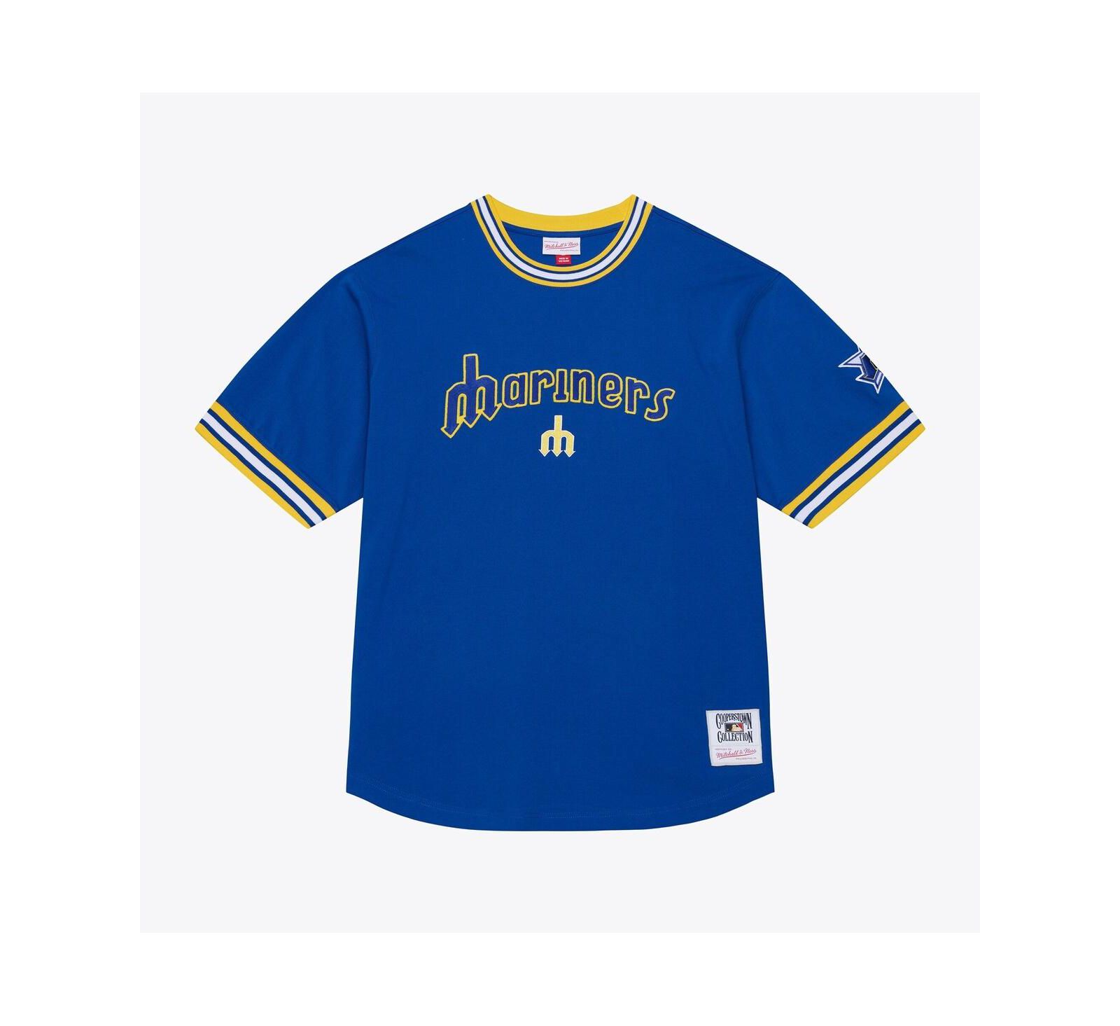 Mitchell & Ness Men's Royal Seattle Mariners Wild Pitch Ringer T-Shirt