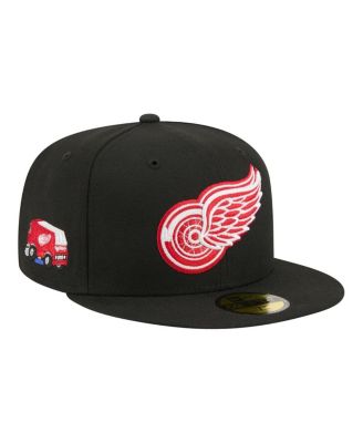 New Era Men's Black Detroit Red Wings Zamboni 59FIFTY Fitted Hat