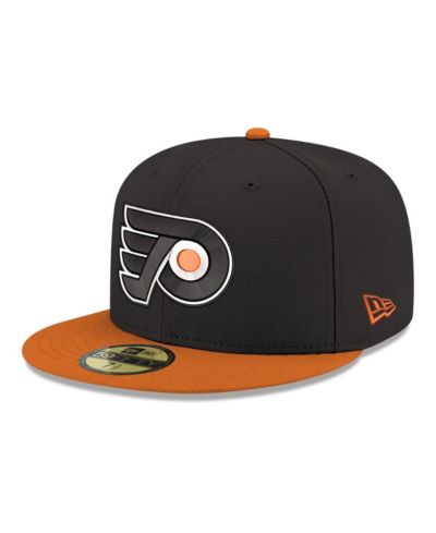 New Era Men's Black Philadelphia Flyers Core Logo Two-Tone 59FIFTY Fitted Hat