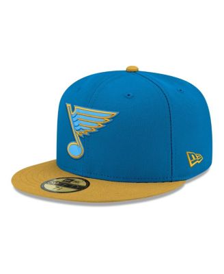 Мужская кепка New Era 59FIFTY двухцветная с логотипом St. Louis Blues синего цвета