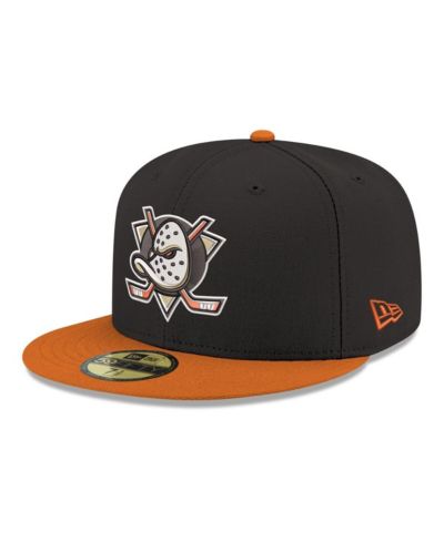 New Era Мужская кепка 59FIFTY Fitted Anaheim Ducks Core Logo Two-Tone, Black