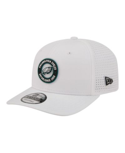 New Era Men's White Philadelphia Eagles COOLERA 9SEVENTY Adjustable Hat