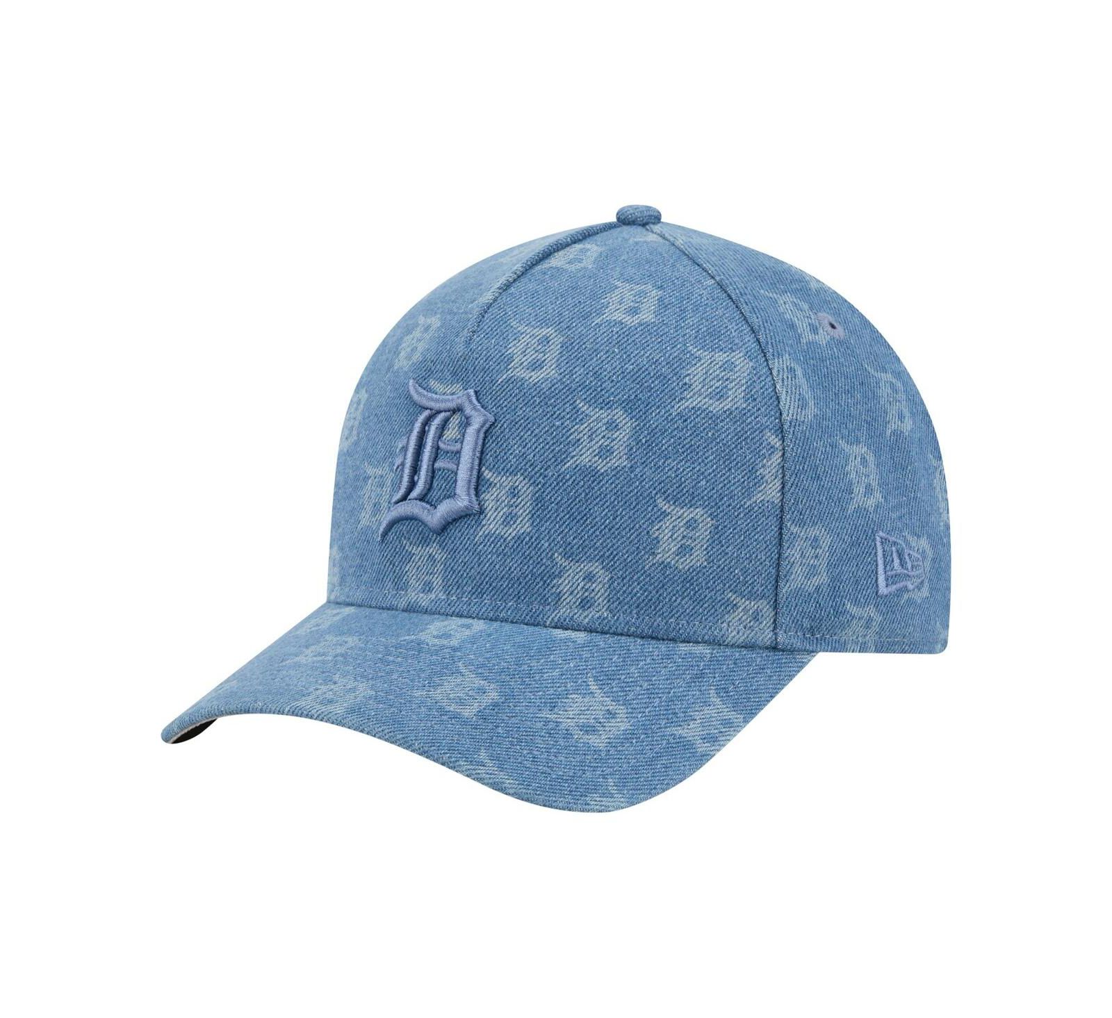 New Era Men's Denim Detroit Tigers A-Frame 9FORTY Adjustable Hat