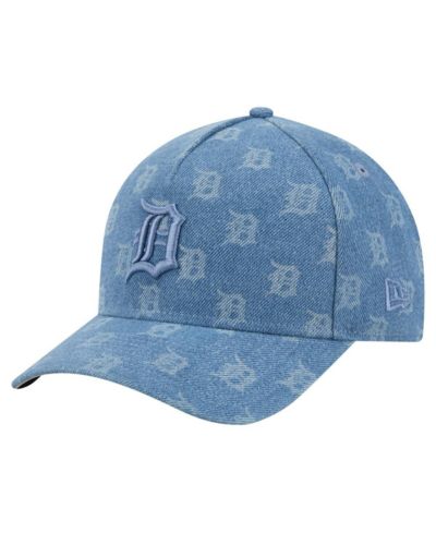 New Era Men's Denim Detroit Tigers A-Frame 9FORTY Adjustable Hat
