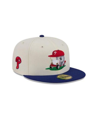 Мужская кепка New Era Philadelphia Phillies Bullpen Cart 59FIFTY, кремовый и королевский синий цвета