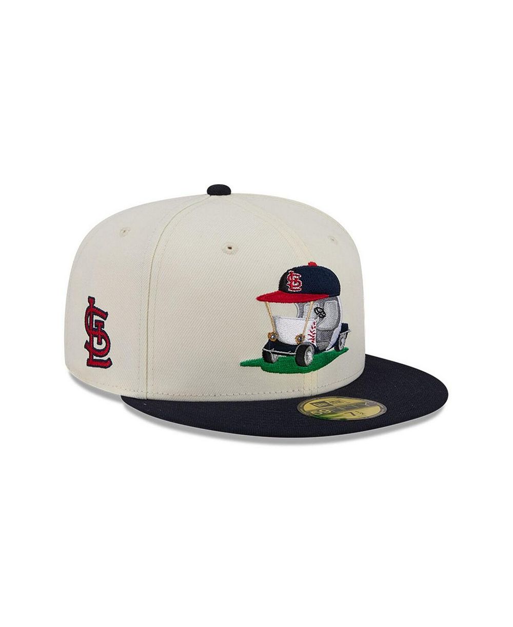Мужская кепка New Era St. Louis Cardinals Bullpen Cart 59FIFTY Fitted Cream/Navy
