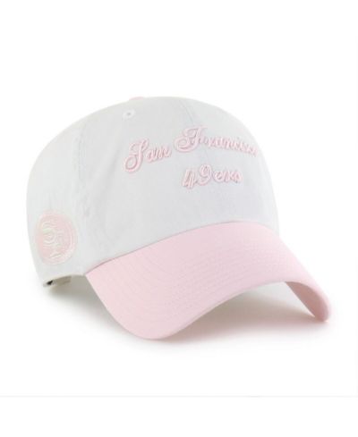 '47 Brand Women's White San Francisco 49ers Gelato Two-Tone Clean Up Adjustable Hat