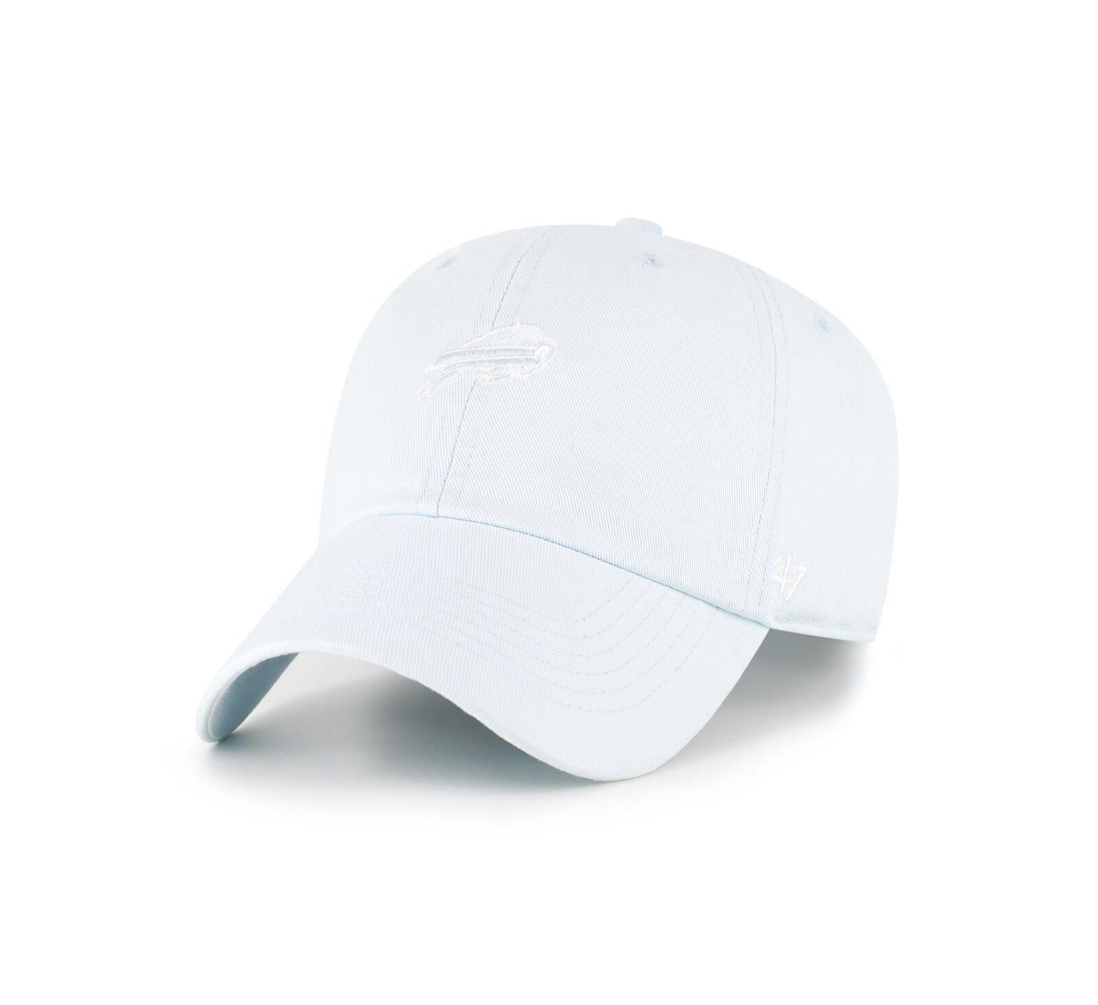 '47 Brand Women's Light Blue Buffalo Bills Base Runner Ballpark Clean Up Adjustable Hat