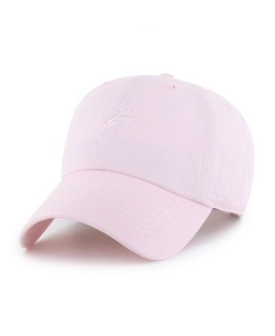 Женская бейсболка '47 Brand Light Pink Detroit Lions Base Runner Ballpark Clean Up Adjustable
