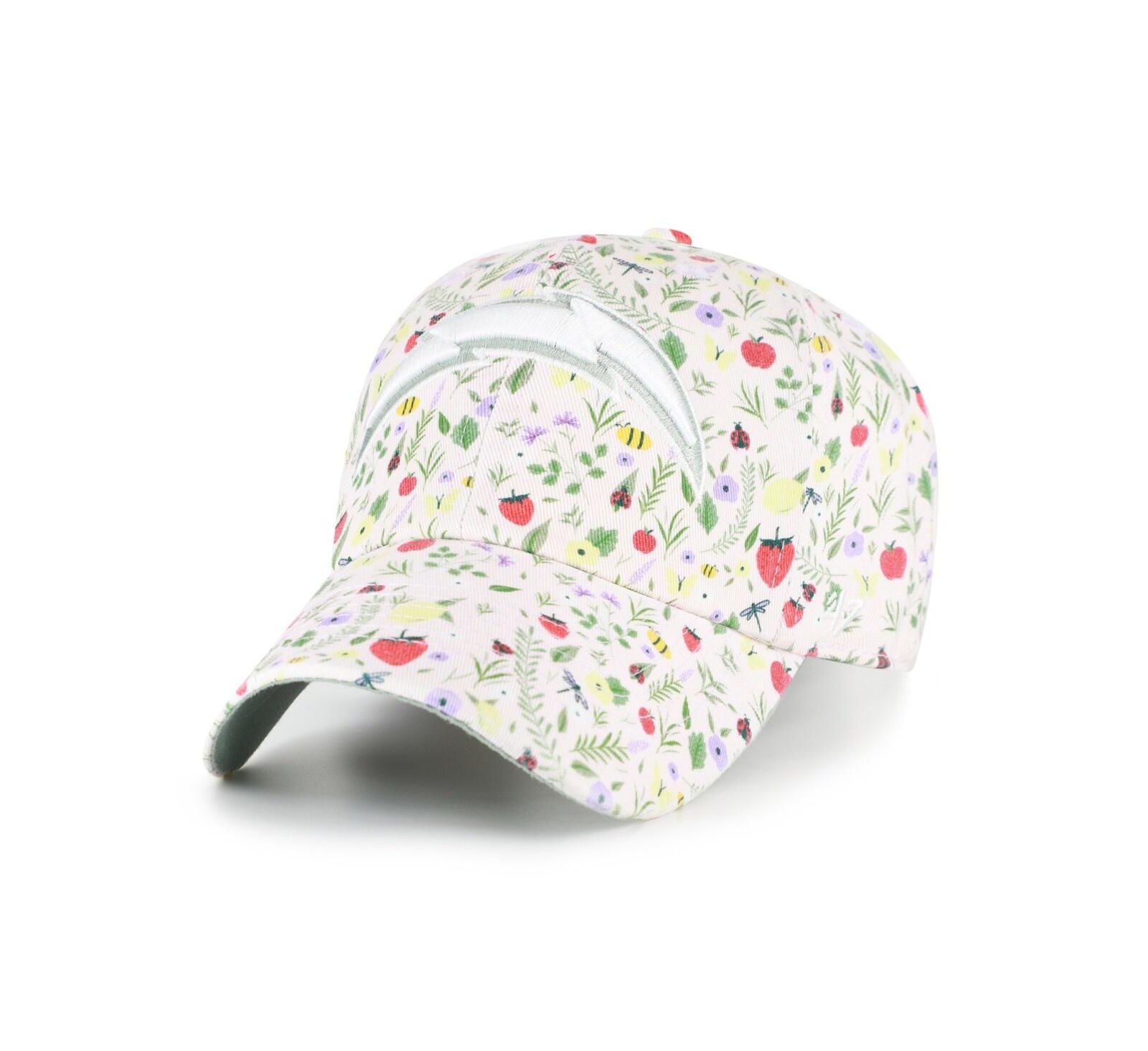 Женская кепка '47 Brand Light Pink Los Angeles Chargers Posey Clean Up