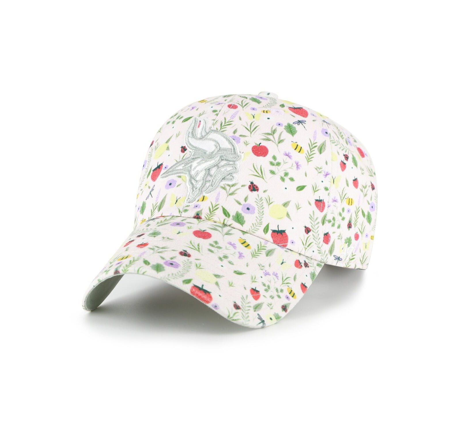 Женская бейсболка '47 Brand Light Pink Minnesota Vikings Posey Clean Up Adjustable Hat