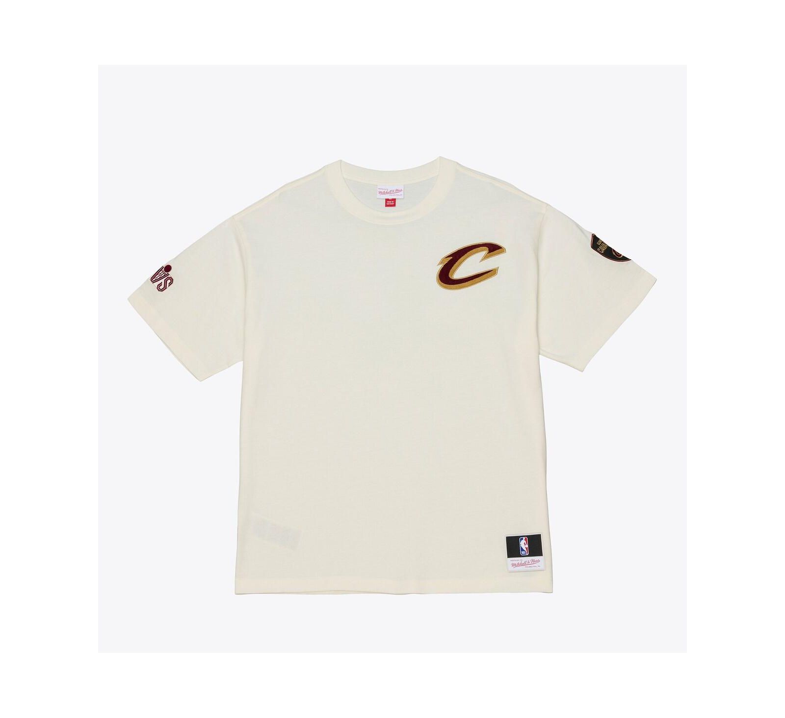 Mitchell & Ness Мужская футболка Cleveland Cavaliers Hardwood Classics Cream
