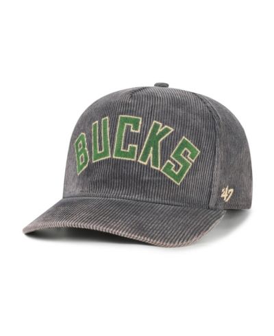 '47 Brand Мужская кепка Milwaukee Bucks Reclaim Snow Wash из вельвета, регулируемая