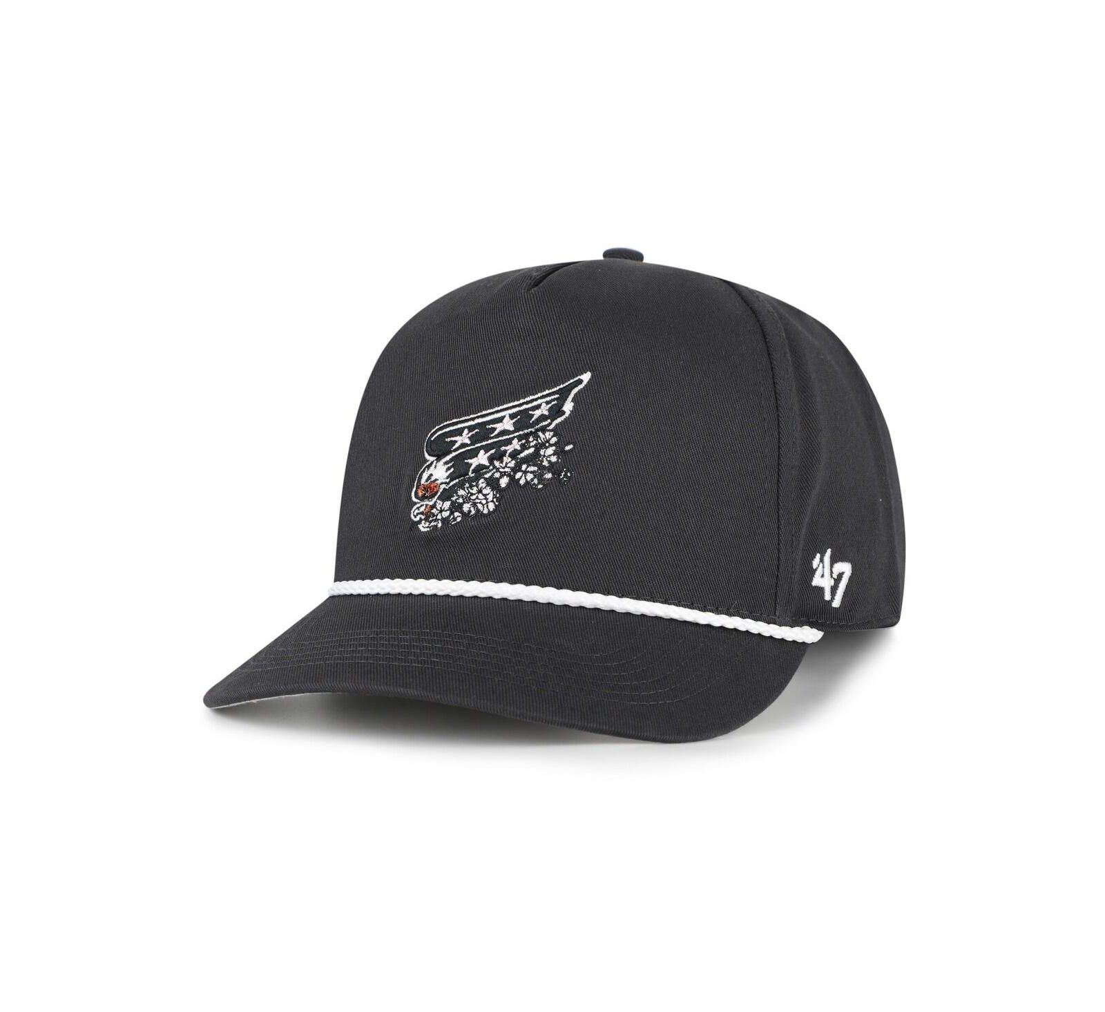 '47 Brand Men's Charcoal Washington Capitals Cherry Blossom Rope Hitch Adjustable Hat